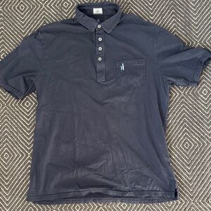 Johnny O Men's Navy Polo Shirt Sz M